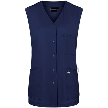 Karlowsky Dames/Dames Essential mouwloze werktuniek (Marine)