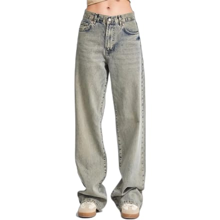 It's Basic - SOFIA Loose High Rise Jeans - Mustard