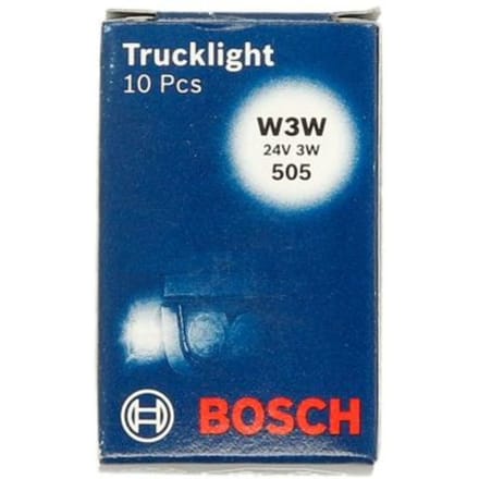 P27/7w lamp BOSCH W3W Trucklight 24V, 3W