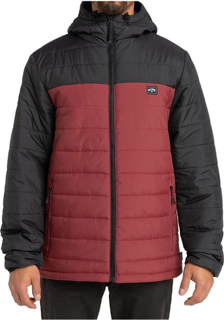 Billabong Surf Check Puff Jas Rood L Man