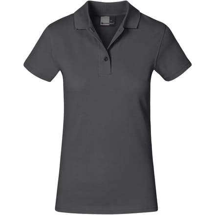 Damespolo 'Superior' met korte mouwen Graphite - M
