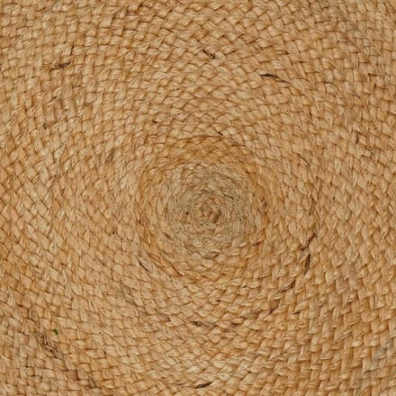 vidaXL - Vloerkleden - Naturel - Ø - 120 - cm - Jute