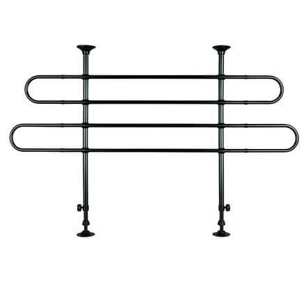 Eurocatch Verstelbaar Hondenrek voor Auto - 75-134 cm Hoog - Breedte 90-155 cm