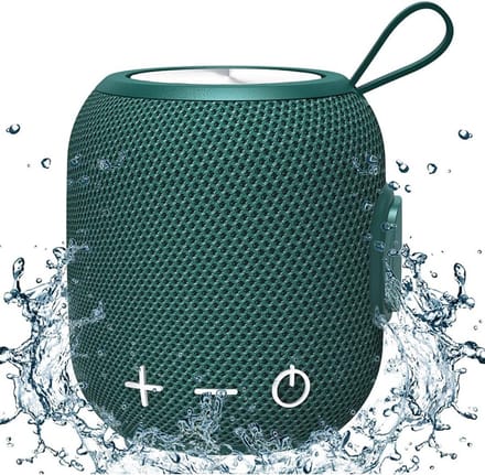 Thuys – Douche Speaker – Badkamer Speaker – Bluetooth – 8cm x 8cm x 9cm – Blauw