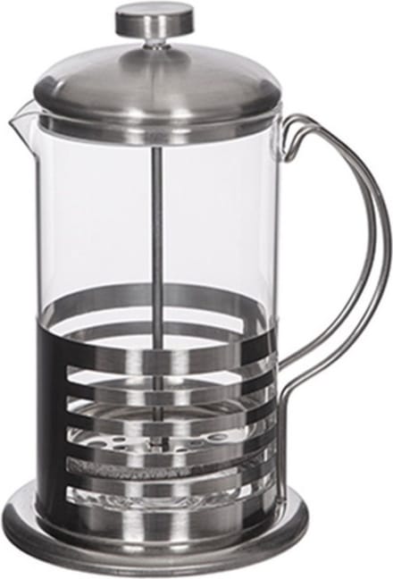 Alessandro Cafetière French Press koffiezetter/thee maker - koffie/thee pers - 800 ml - glas/rvs