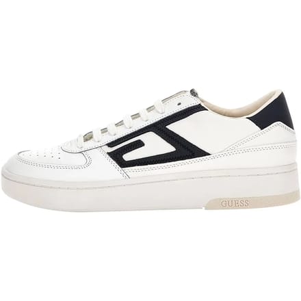 Guess Silea Lage sneakers - Leren Sneaker - Heren - Wit - Maat 42