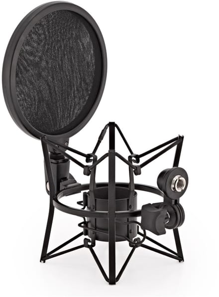 Microfoon Schokdemper met Popfilter van Gear4music
