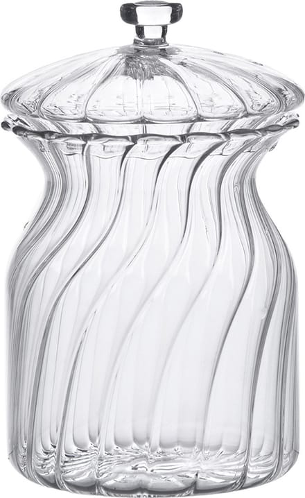 Clayre & Eef Voorraadpot Deksel Ø 9x15 cm Glas