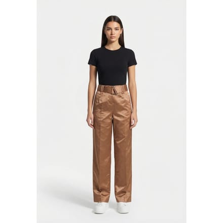 IRO Paris Benito Bronze Maat: 40 | Straight Broeken Outlet | Dames | Beige