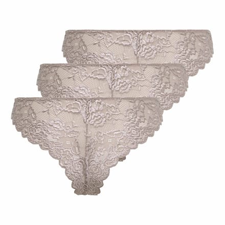 ONLY - ONLCHLOE LACE BRAZIL 3-PACK NOOS ACC - Dames - Shapewear