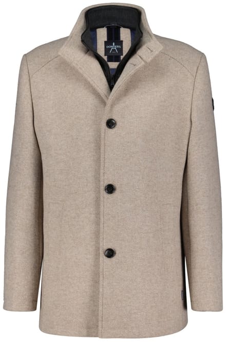 Donders 1860 - Winterjas - Heren - 2XL-56 - Beige - Wol - 21807.3