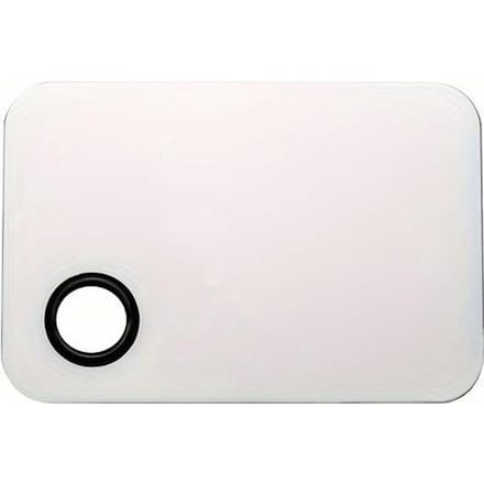 Palette de Mélange de Couleurs en Acier Inoxydable white