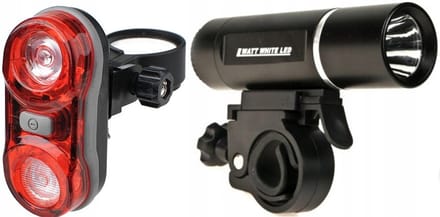 2K Serie - Fietsverlichting LED Set - Batterij Gevoed - Waterbestendig