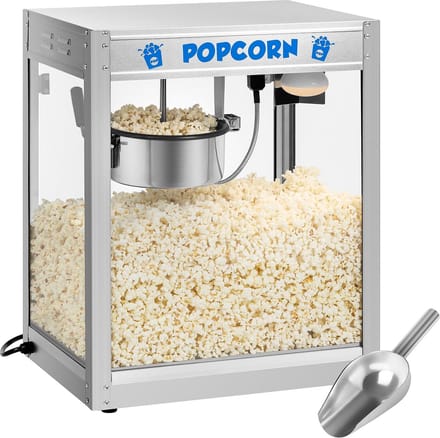 Royal Catering Popcornmachine - Roestvrij staal 10010543