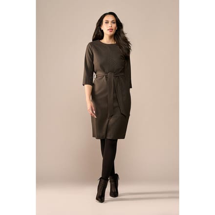 Ziana Lurex Jurk Bruin