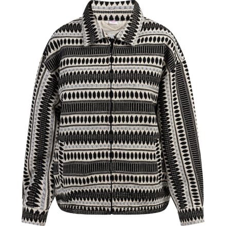 IZIA Oversized blouson Dames zwart en wit