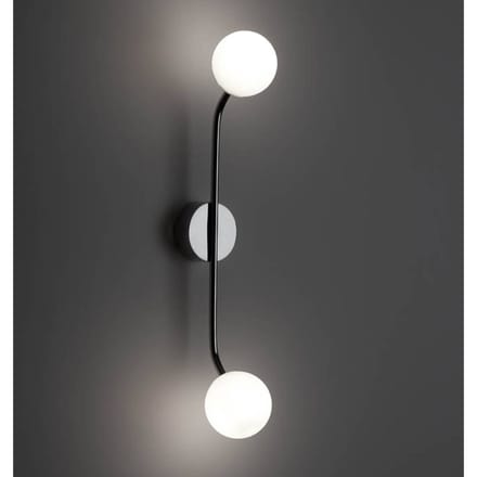 Decor Walther PEP wandlamp, 2-lamps, zwart