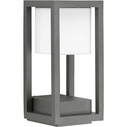Albert Leuchten Wali LED wandlamp als open Quad, antraciet