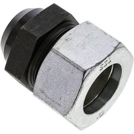 38S & 44mm Gefosfateerd Stalen Rechte Snijringkoppeling Lasverbinding 315bar ISO 8434-1