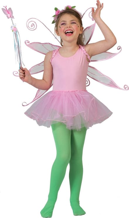 Ballerina Nastja - Verkleedkleding - Roze - Maat 140