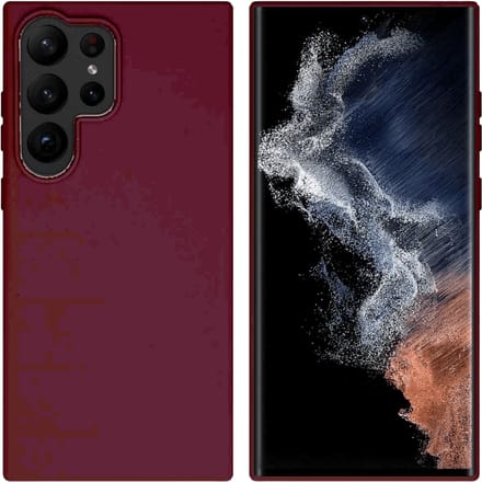 Kees Galaxy S23 Ultra Telefoonhoesje Bordeaux