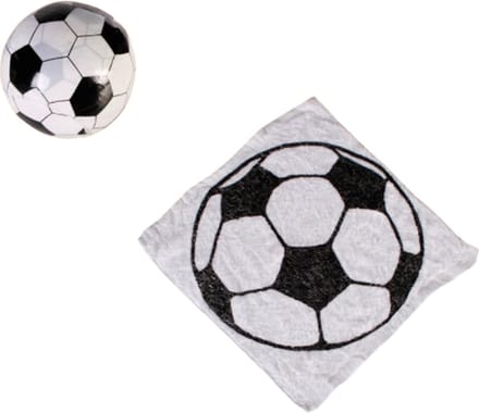 Magic cotton towel voetbal magische handdoek tablet