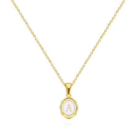 Letter ketting - Initiaal ketting - Goud - Letter A