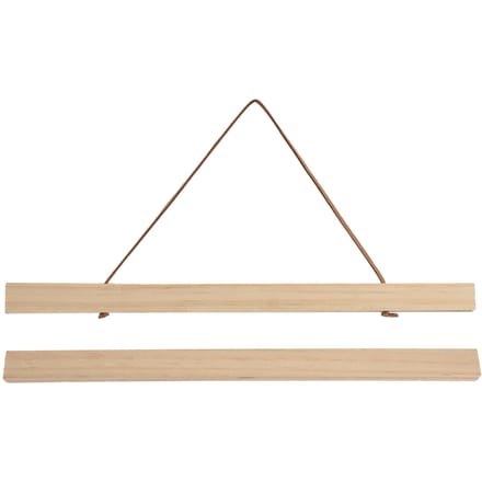 Houten Posterhanger DIY Magnetisch Hangframe voor beige