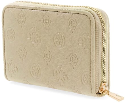 GUESS portemonnee Anise SLG Zip Around Wallet Sage Logo kaki
