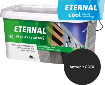 Eternal MAT Acryl 5 kg, Antraciet COOL