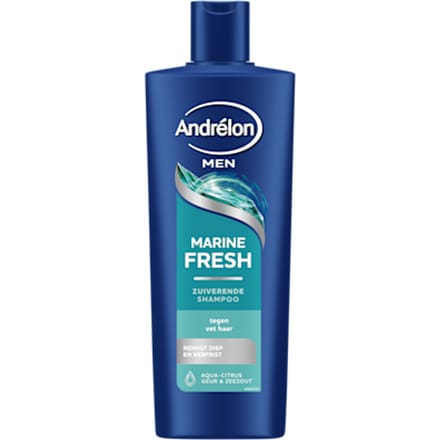 Andrélon Shampoo For Men Marine Fresh - 400 ml