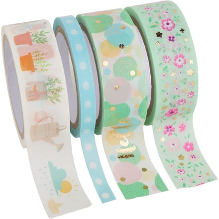 Washi Tape Set "Hot Foil Spring"