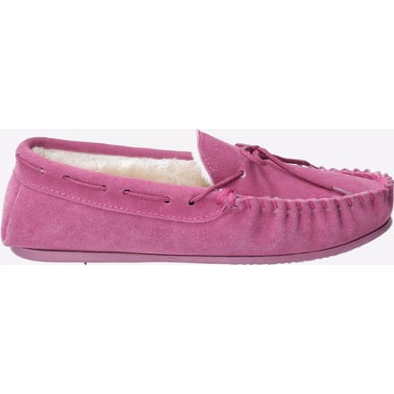Hush Puppies Allie Suède Damesroze Pantoffels
