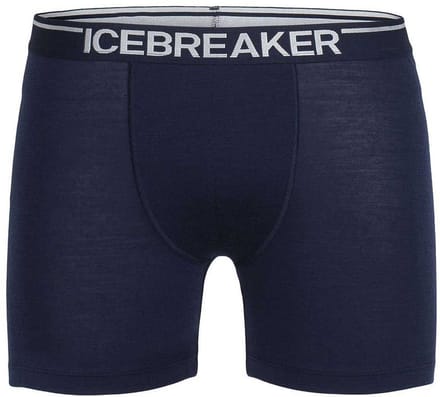 Icebreaker Anatomica Zwemboxers Heren, blauw Maat S