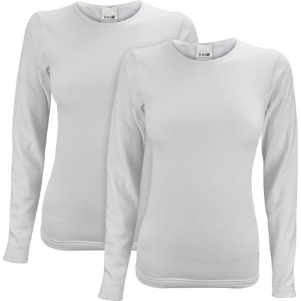 2-Pack Dames Thermoshirt met Lange Mouwen voor de Winter