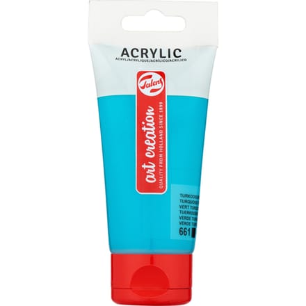 Talens Art Creation acrylverf tube van 75 ml, turkooisgroen (661)