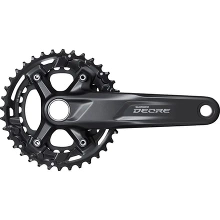 Shimano Deore M5100 96/64 Bcd Crankstel Zwart 175 mm / 36/26t