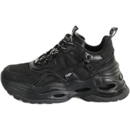 Vrouwentrainers van veganistisch nappa mesh Buffalo Triplet Hollow