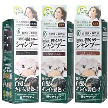 Pyuru - Rishiri Hair Color Shampoo Dark Brown - 200ml
