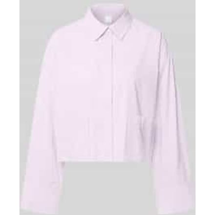 relaxed fit overhemdblouse van zuivere katoen model 'Lee'