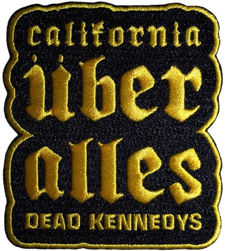 Dead Kennedys - California Uber Alles Patch - Zwart