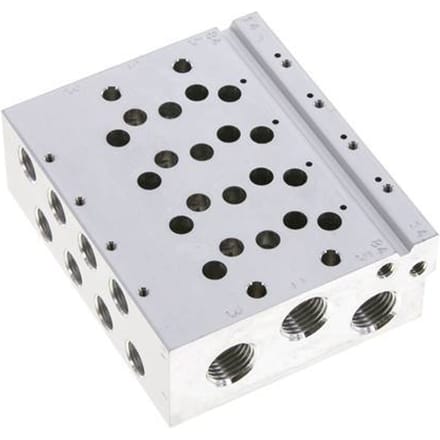 G1/8'' Manifold 4-Stations Festo 566644 VABM-L1-14W-G14-4