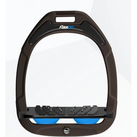 Veiligheidseindelijkers Paardrijden Hellend Ultra Grip Bruin/Zwart/Blauw Flex-On Safe-On