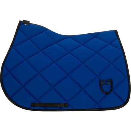 Technisch stoffen springzadeldoek met logo voor paard Equestro