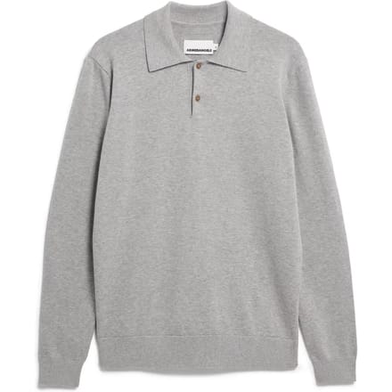 Gebreid poloshirt met lange mouwen Armedangels