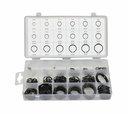 AWTOOLS - Segering Ringen - 300 Stuks - Staal - Roestbestendig