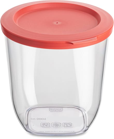 Voorraadpot, Rond, 1 L, Natuur Koraal - Koziol | Connect