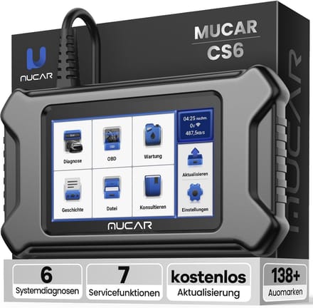 OBD2 Diagnoseapparaat voor Auto's – 6 Systeemdiagnoses en 7 Resetfuncties