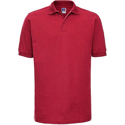 Men's Hardwearing Polycotton Poloshirt 'Russell' Convoy Grey - L