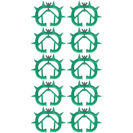 10pcs Cow Nose Thorn Thick Plastic Prevent Milk Sucking Calf Weaner for Farm LivestockYellow vert